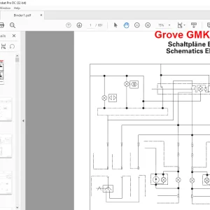 Grove Crane GMK 5220 Electrical Schematic Manual - PDF DOWNLOAD