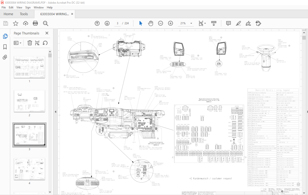 Grove Crane GMK 6300-L Electrical Schematic Manual - PDF DOWNLOAD