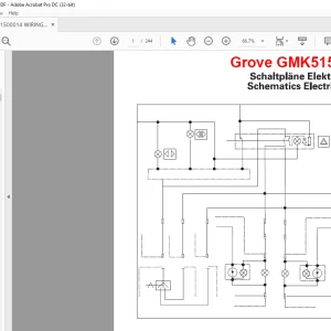 Grove Crane GMK5150 Electric Schematics Manual - PDF DOWNLOAD