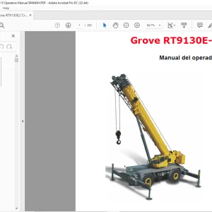 Grove Crane RT9130E-2 Manual del operador 344-15 - PDF DOWNLOAD (Spanish)