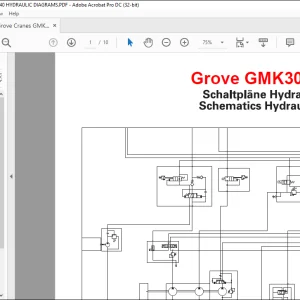 Grove Cranes GMK3040 HYDRAULIC  SCEMATIC MANUAL  - PDF DOWNLOAD