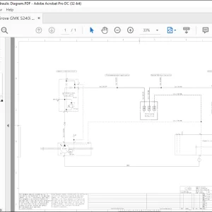 Grove GMK 5240i  Hydraulic Schematic Manual - PDF DOWNLOAD