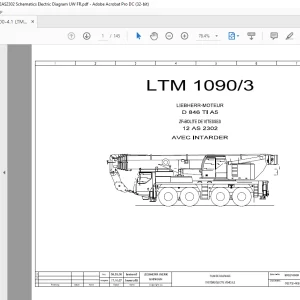 Liebherr LTM 1090-3 Liccon Error Code Manual 063310 FR - PDF DOWNLOAD (French)