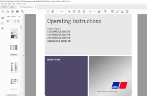 MTU Diesel Engine 12V2000Gx5 Gx5 TB 16V2000Gx5 Gx5 TB 18V2000Gx5 Gx5 TB Operating Instructions Manual MS15019-04E PDF DOWNLOAD