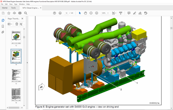 MTU Diesel engine-generator sets with MTU Series 4000 engines Technical ...