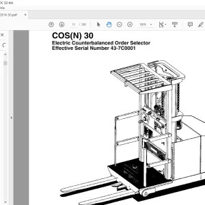 NISSAN FORKLIFT COS(N) 35 Service Manual PDF DOWNLOAD