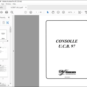 OM PIMESPO CONSOLLE U.C.B. 97 WORKSHOP MANUAL - PDF DOWNLOAD