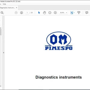 OM PIMESPO Diagnostics instruments Manual - PDF DOWNLOAD