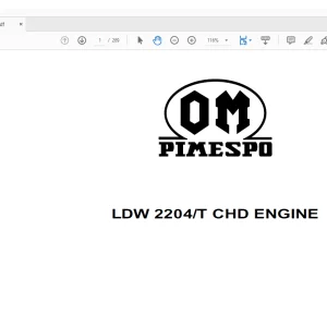 OM PIMESPO LDW 2204T CHD ENGINE WORKSHOP MANUAL - PDF DOWNLOAD