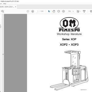OM Pimespo Series XOP XOP2 XOP3 Workshop Manual - PDF DOWNLOAD