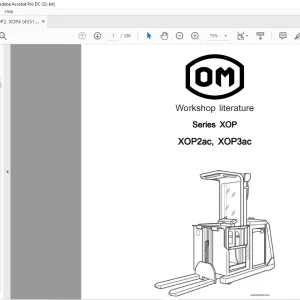 OM Pimespo Series XOP XOP2ac  XOP3ac Workshop Manual  - PDF DOWNLOAD