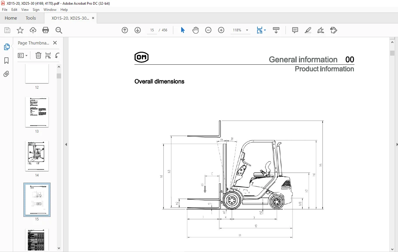 OM Series 4169, 4170 XD15, XD18, XD20, XD25, XD30 workshop Manual - PDF DOWNLOAD - Image 2