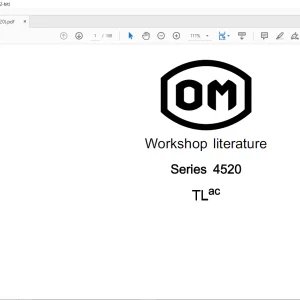 OM Series 4520 TLac Workshop Manual - PDF DOWNLOAD
