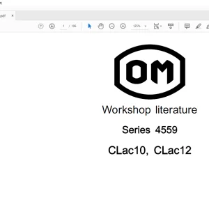 OM Series 4559 Clac10 Clac12 Workshop Manual - PDF DOWNLOAD