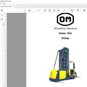 OM Series XNA XNAac Workshop Manual - PDF DOWNLOAD