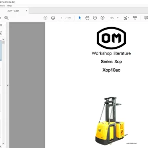 OM Series Xop Xop10ac Workshop Manual - PDF DOWNLOAD