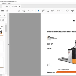 STILL STED ECU-SF Electrical and hydraulic schematic Manual 0170 - PDF DOWNLOAD