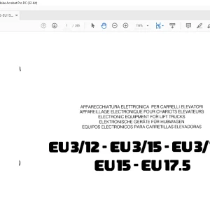 STILL STED FORKLIFT ELECTRONIC EQUIPMENT FOR LIFT TRUCKS EU 3 12-EU 3 15-EU 3 17-5 EUl5-EUl7.5 REPAIR Manual - PDF DOWNLOAD