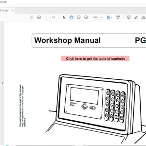 STILL STED FORKLIFT PG 10 Workshop Manual - PDF DOWNLOAD