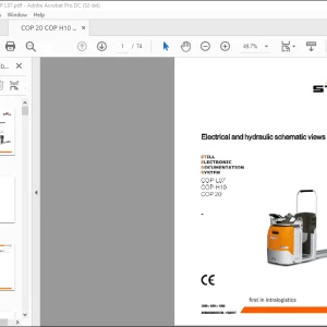 STILL STED Forklift COP-L07 COP-H10 COP20 Electrical and hydraulic schematic Manual - PDF DOWNLOAD