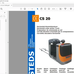 STILL STED Forklift CS 20 Horizontal order picker Truck Spare Parts List Manual - PDF DOWNLOAD