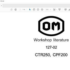 STILL STED Forklift CTR250, CPF200 Workshop Manual 127-02 - PDF DOWNLOAD