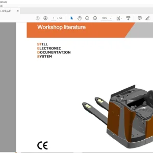 STILL STED Forklift FU-X20 Workshop Manual - PDF DOWNLOAD