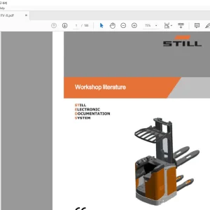 STILL STED Forklift FV-X(12-16) FV-X(12-16)i Workshop Manual - PDF DOWNLOAD