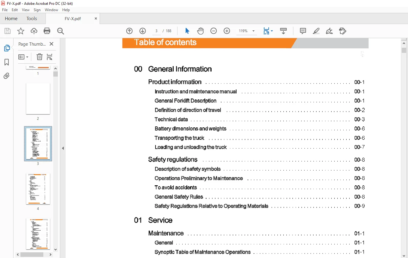 Still STED FV-X 12-16 FV-X 12-16i Forklift Workshop Manual PDF - Image 4