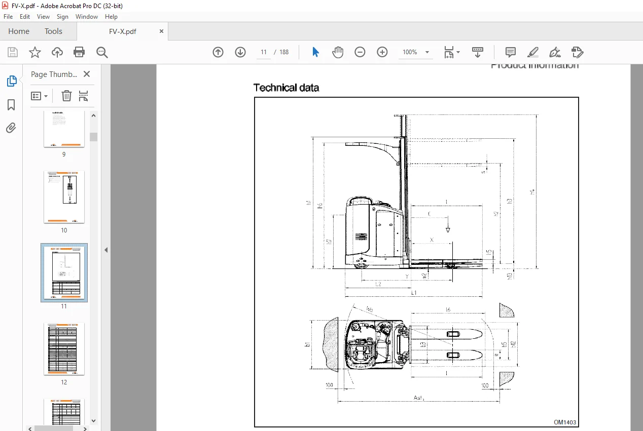 Still STED FV-X 12-16 FV-X 12-16i Forklift Workshop Manual PDF - Image 2