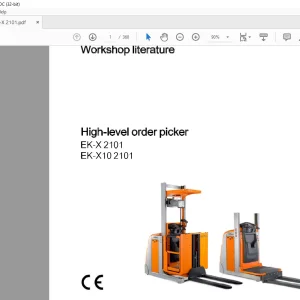 STILL STED Forklift High-level order picker EK-X2101 EK-X10 2101 Workshop Manual  -PDF DOWNLOAD