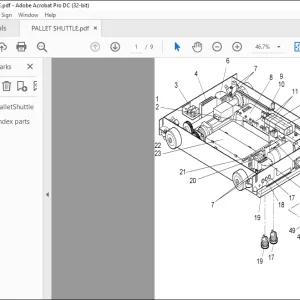 STILL STED Forklift PALLET SHUTTLE Spare Parts List Manual - PDF DOWNLOAD