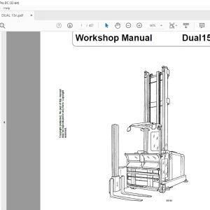 STILL STED forklift Dual15-4 Workshop Manual  - PDF DOWNLOAD