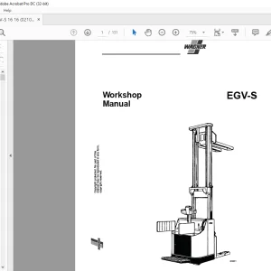 STILL STED forklift EGV-S workshop Manual - PDF DOWNLOAD