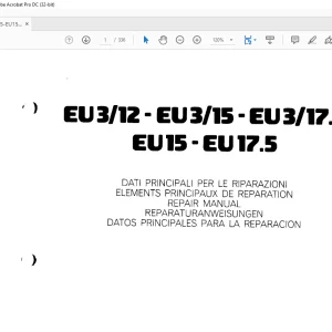 STILL STED forklift EU 3 12 -EU 315 -EU 3 17.5 EU 15-EU 17.5 REPAIR MANUAL - PDF DOWNLOAD
