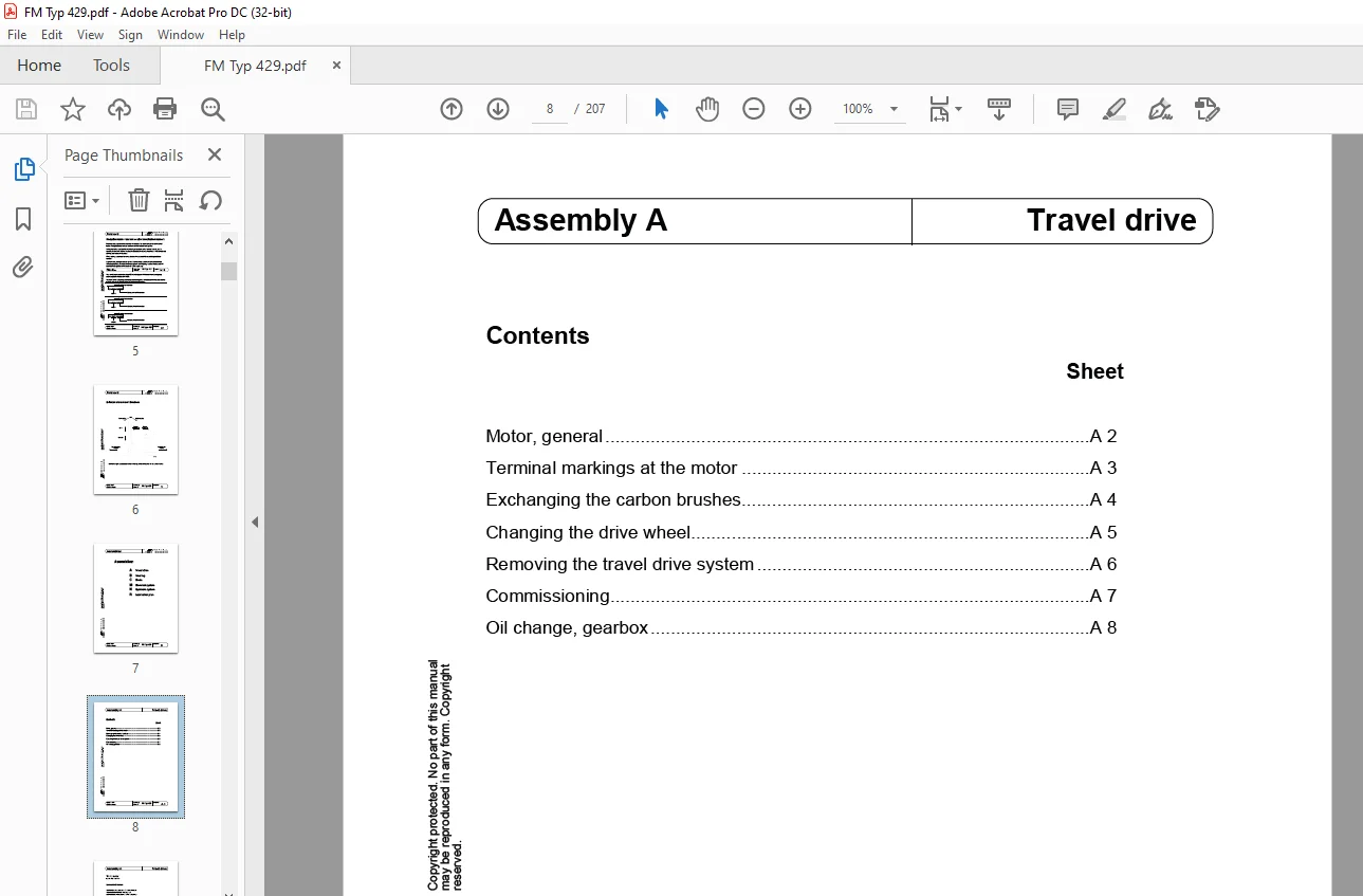 STILL STED forklift Wagner FM Type 429 Workshop Manual -  PDF DOWNLOAD - Image 3