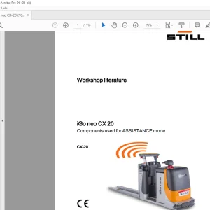 STILL STED forklift iGo neo CX20 Workshop Manual - PDF DOWNLOAD