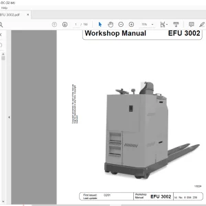 Still Forklift EFU 3002 Workshop Manual -  PDF DOWNLOAD