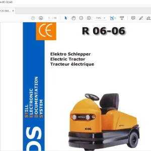 Still Forklift EFU R 06-06 Electric Tractor Workshop Manual - PDF DOWNLOAD