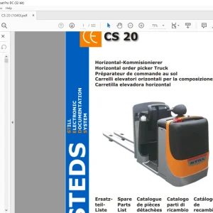 Still Horizontal order packer Truck CS 20 Still Electronic Documentation System Spare Parts List Manual - PDF DOWNLOAD