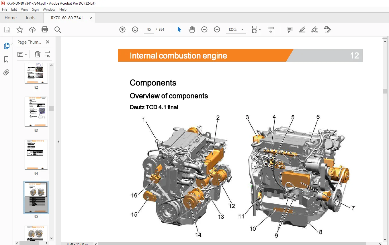 Still STED Diesel forklift truck RX0-60 RX70-70 RX70-80 Workshop Manual - PDF DOWNLOAD - Image 4