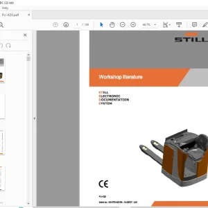 Still STED Forklift FU-X20 Workshop Manual - PDF DOWNLOAD