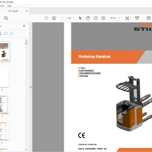 Still STED Forklift FV-X(12-16) FV-X(12-16)i Workshop Manual - PDF DOWNLOAD