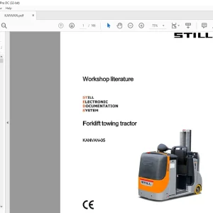 Still STED Forklift towing tractor KANVAN-05 Workshop Manual  - PDF DOWNLOAD
