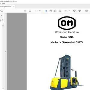 Still STED OM Series XNA XNAac - Generation 3 80V Workshop Manual - PDF DOWNLOAD