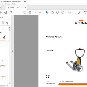 Still STED forklift CiTi One Workshop Manual - PDF DOWNLOAD