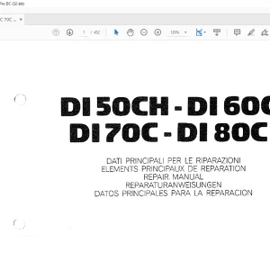 Still STED forklift DI 50CH -DI 160C DI 70C - DI 80C REPAIR Manual - PDF DOWNLOAD
