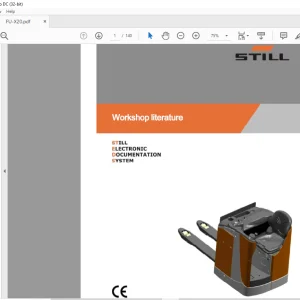 Still STED forklift FU-X20 Workshop Manual - PDF DOWNLOAD