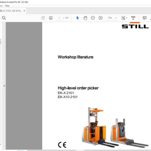 Still STED forklift R50-10 R50-12 R50-15 Workshop Manual - PDF DOWNLOAD