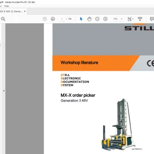 Still STED forklift Electric pallet truck ECU-15C Workshop Manual - PDF DOWNLOAD